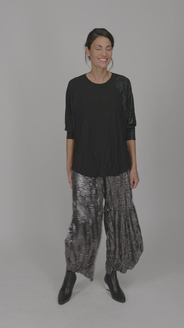 alembika-glimmer-punto-pants-hose-silber image 3