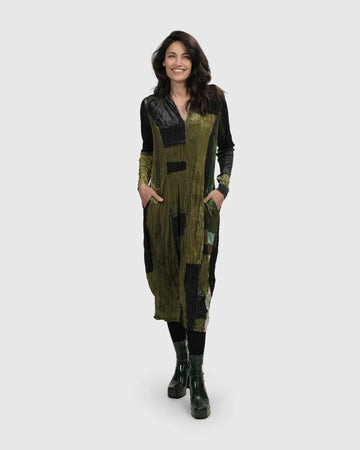 alembika-al-fresco-cocoon-kleid-olive image 4