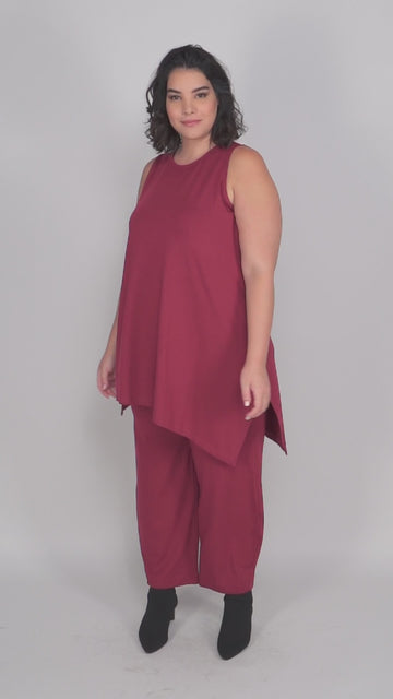 alembika-essential-sleeveless-tunic-top-plum-damen-tunika image 6