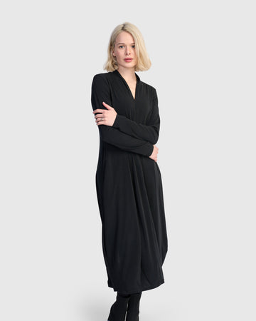 alembika-essential-slinky-cocoon-kleid-schwarz image 4