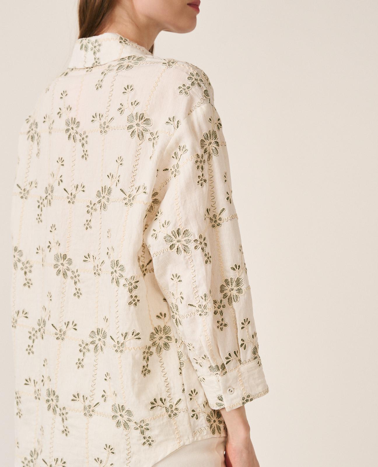 alma-en-pena-langarm-bluse-mit-floraler-stickerei image 5