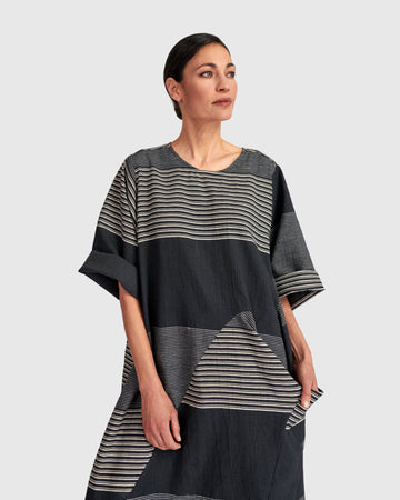 alembika-urban-unfurl-taschen-kleid-slate-stripes image 3