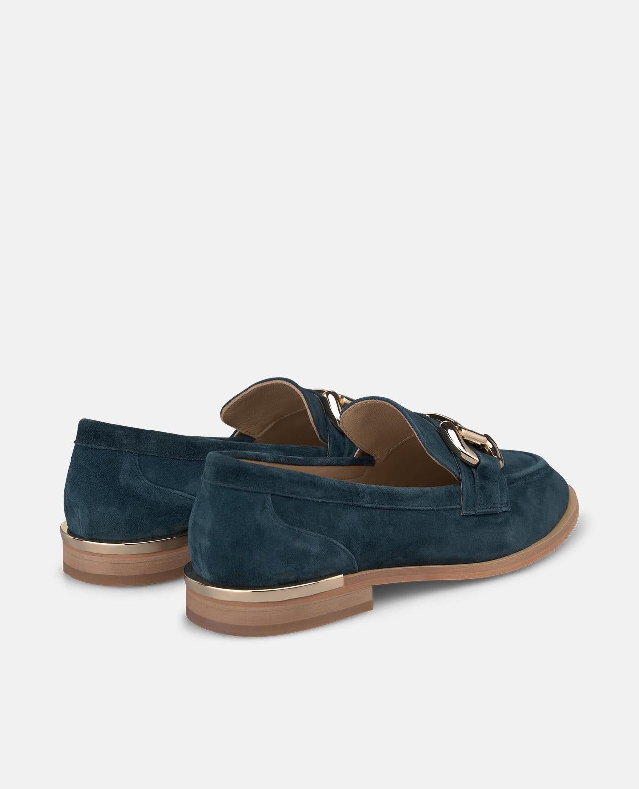alma-en-pena-loafer-hellblau-nappaleder-metalldetail-2-cm-absatz image 3