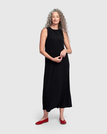 alembika-essential-column-dress-maxikleid-schwarz image 2