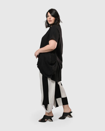 alembika-darien-drape-pocket-tunika-schwarz image 2