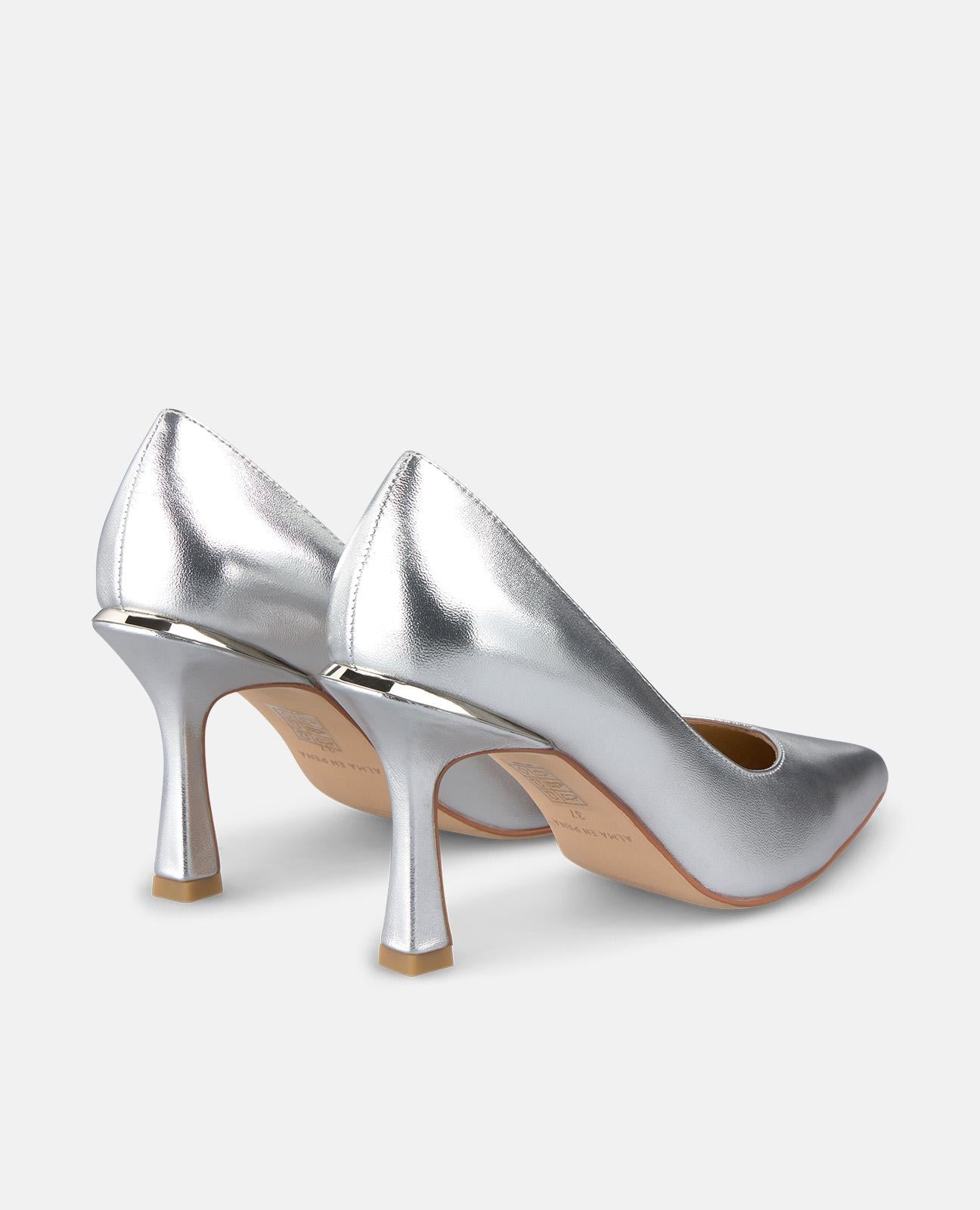 alma-en-pena-spitze-stiletto-pumps-silber-mit-9-cm-absatz image 3