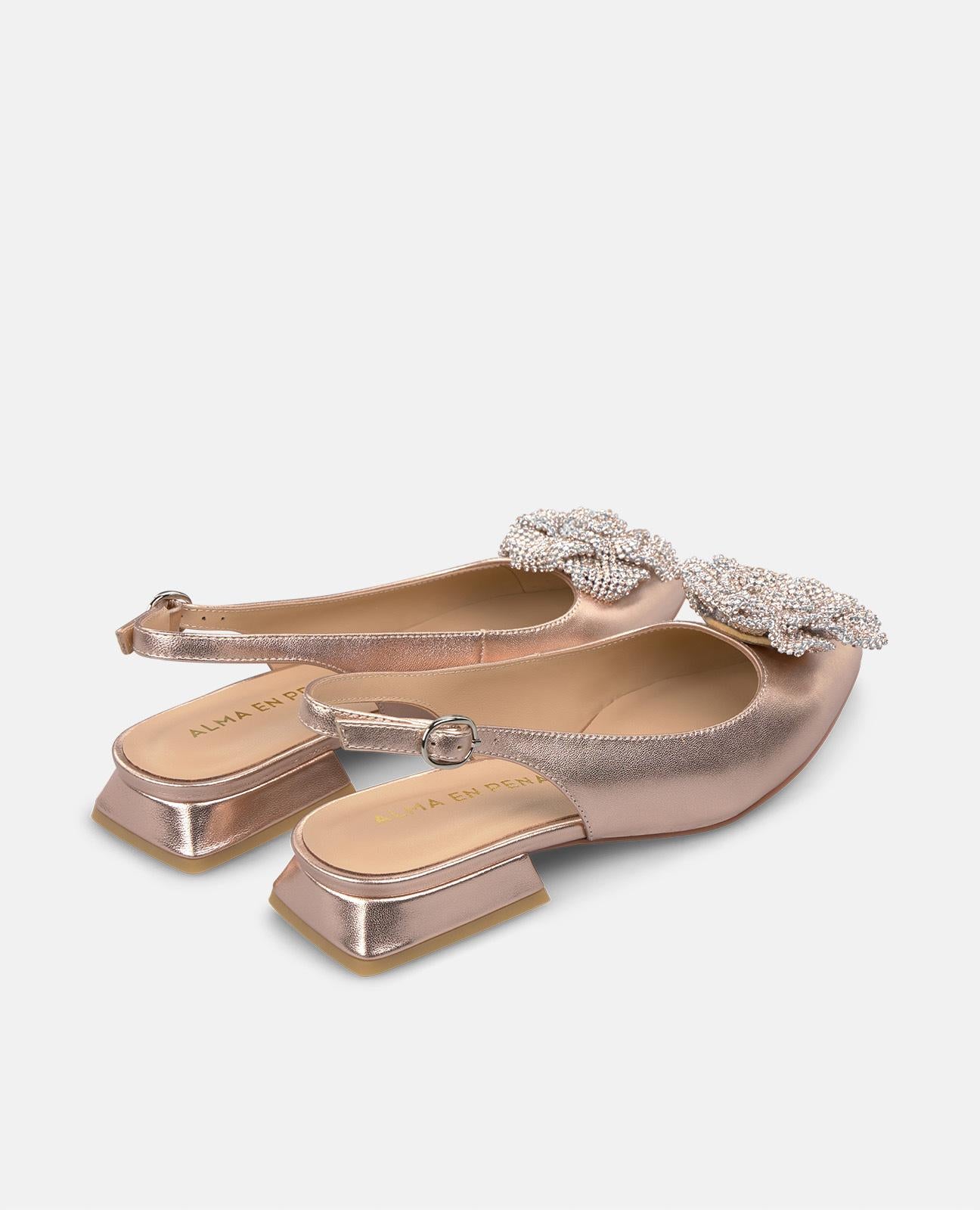 alma-en-pena-ballerinas-rosa-mit-blume-und-strass-2-cm image 3