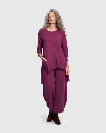 alembika-essential-cutout-tunic-top-sangria-tunika image 3