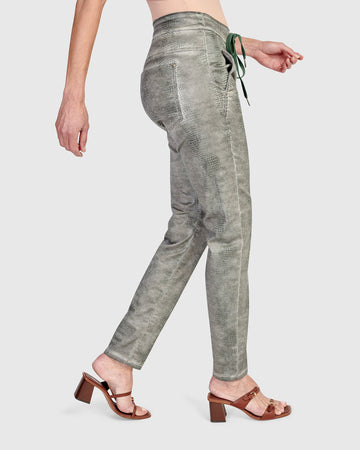 alembika-serpent-iconic-stretch-jeans-saladine image 4