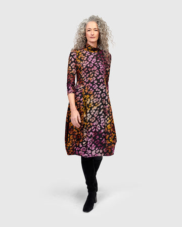 alembika-ember-cocoon-kleid-bloom-langarm image 4