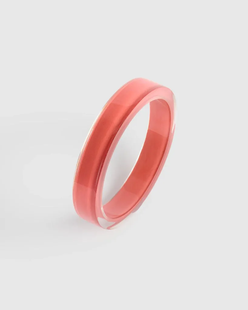 alembika-minimalist-bangle-armreif-coral image 1