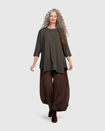 alembika-essential-oversized-trapeze-top-khaki-jersey-tunika image 2