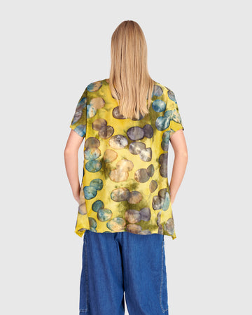 alembika-wild-winds-flounce-tee-gold-ocean-dots image 5