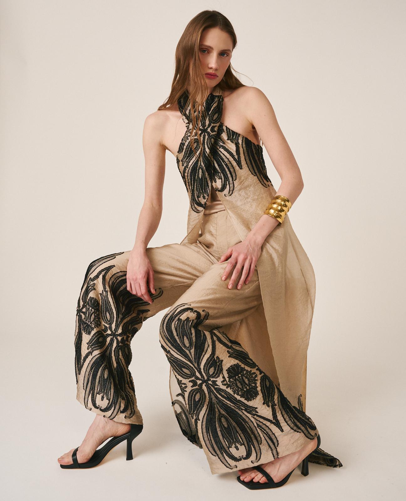 alma-en-pena-arabesco-high-waist-hose-lang-mit-print image 5