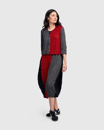 alembika-blaise-sleeveless-dress-midi-kleid-rot image 8