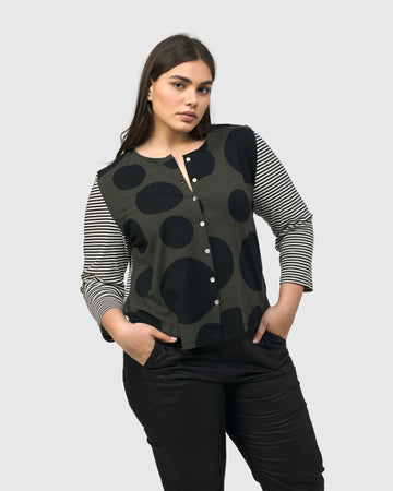 alembika-urban-mononoke-cardigan-top-ut167s-cardigan-stripes image 3
