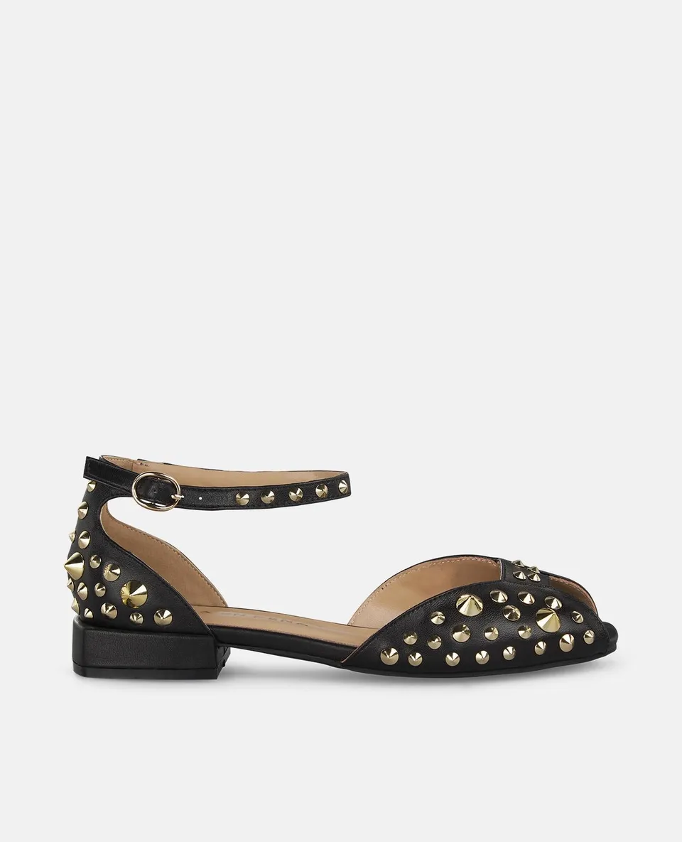 alma-en-pena-clogs-cangrejera-mit-nieten-1-5-cm-schwarz image 1