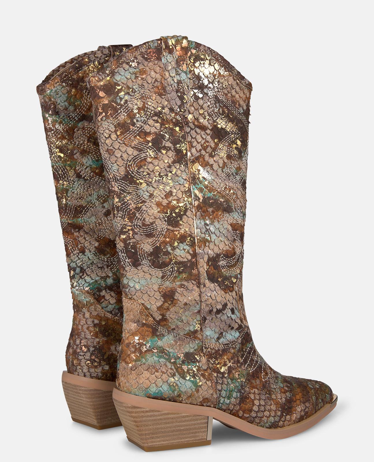 alma-en-pena-special-cowboy-boot-cowboystiefel-camel-5-cm-35-cm-schaft image 3