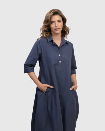 alembika-urban-corcovado-wonderful-kleid-navy-baumwolle image 2