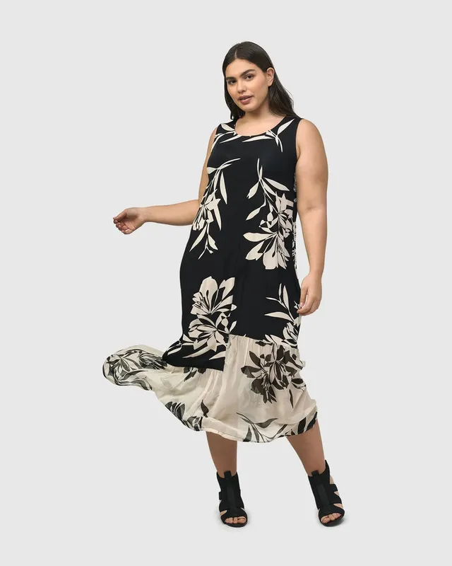 alembika-prosecco-rmelloses-tunika-kleid-floral image 1